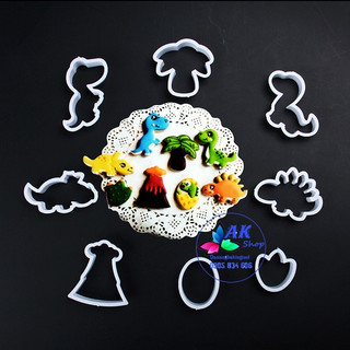 Bộ 8 khuôn cutter khủng long