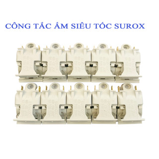 Công tắc ấm siêu tốc 16A SuRox ( Combo 10 cái ) - Loại trắng chịu nhiệt độ cao