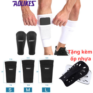 Tất vớ bóng đá bảo vệ ống đồng dành cho trẻ em và người lớn, thoáng khí Aolikes AL7968 (đươc tặng kèm ốp nhựa bảo vệ)