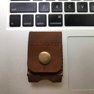 Bao Da Zippo / Bao quẹt Bic da bò thật!