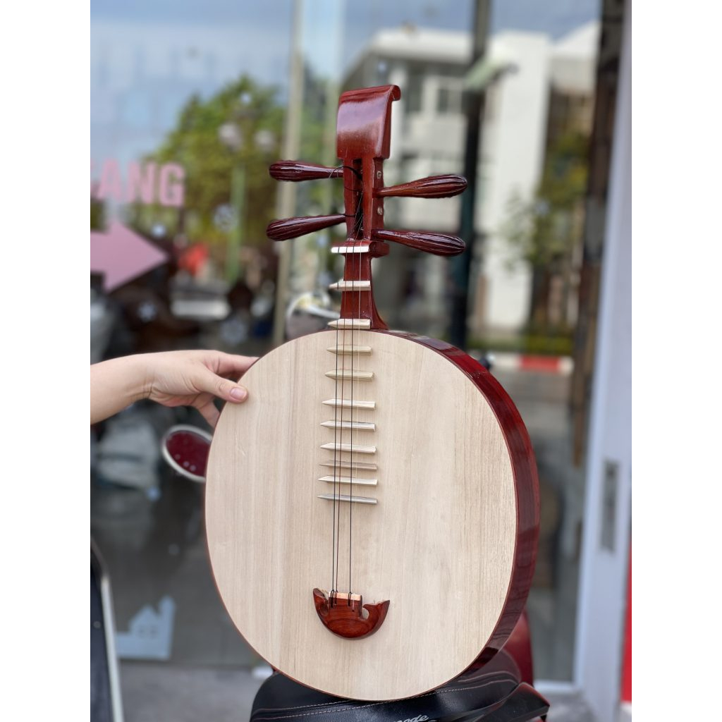 Đàn tứ tròn gỗ hương