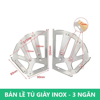 BẢN LỀ TỦ GIÀY INOX 304