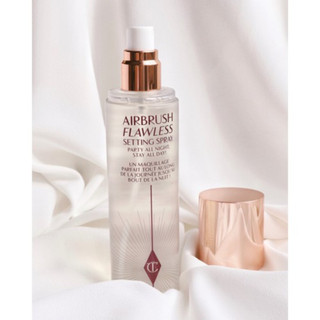   Tách set giao không hộp  Xịt khoá trang điểm Charlotte Tilbury Air Brush Flawless Setting Spray 100ml 