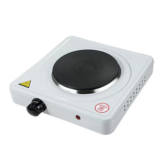  Bếp điện Mini 1000W Bếp điện đa năng pha cafe Nấu ăn hơ lá trầu Mâm nhiệt bằng gang Chế độ an toàn tự động ngắt 