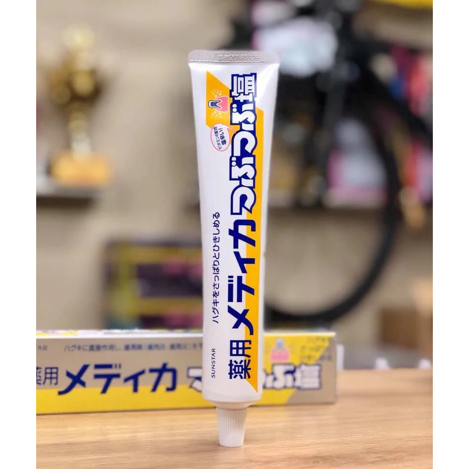 Kem đánh răng muối Sunstar giúp bảo vệ nướu, trắng răng hơi thở thơm mát Nhật Bản tuýp 170g - Kumano Cosme