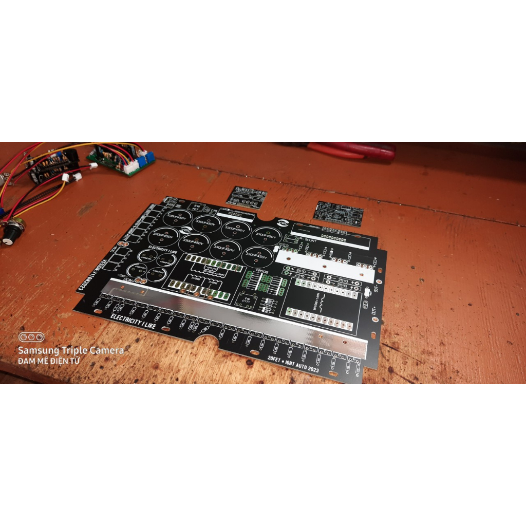 PCB mạch 20 FET nhỏ - IGBT Auto nguồn nước + combo Mạch băm + Mạch dao động