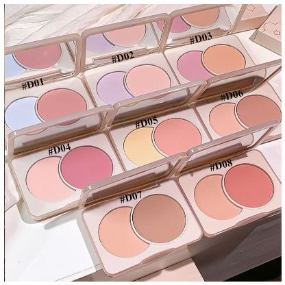 SWEET MINT Phấn má hồng 2 màu Dual-color Combination Blush mới lạ