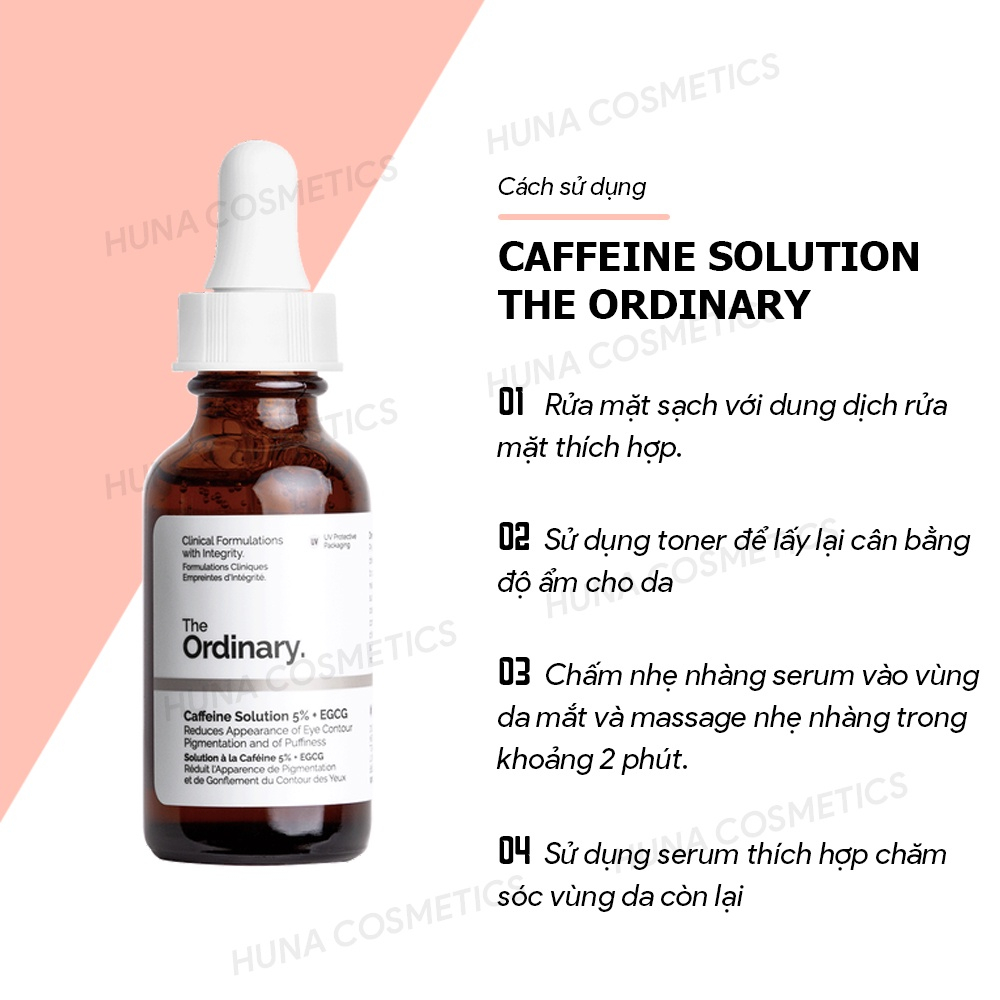 Serum mắt Caffeine Solution 5% + EGCG - The Ordinary 30ml