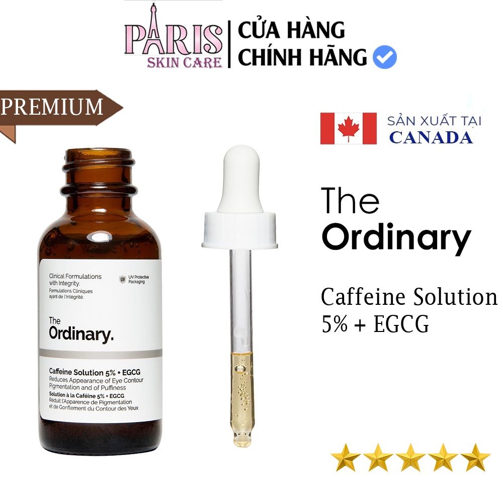 Serum mắt Caffeine Solution 5% + EGCG - The Ordinary 30ml