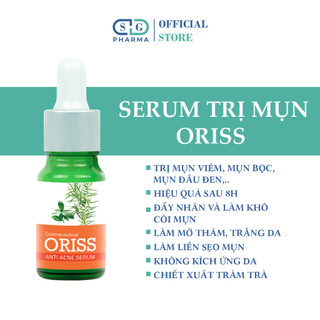 Serum Hỗ Trợ Giảm Mụn Và Phòng Ngừa Mụn Dưỡng Trắng Da Oriss 10ml
