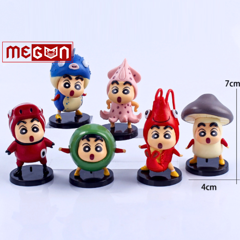 Mô hình Shin Shinosuke Cậu bé bút chì 5-8 cm Shin chan tôm mực dễ thương Đồ chơi Beocaz quà tặng, mua lẻ hoặc theo set