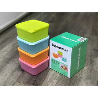 Small Square Round Tupperware 650ml