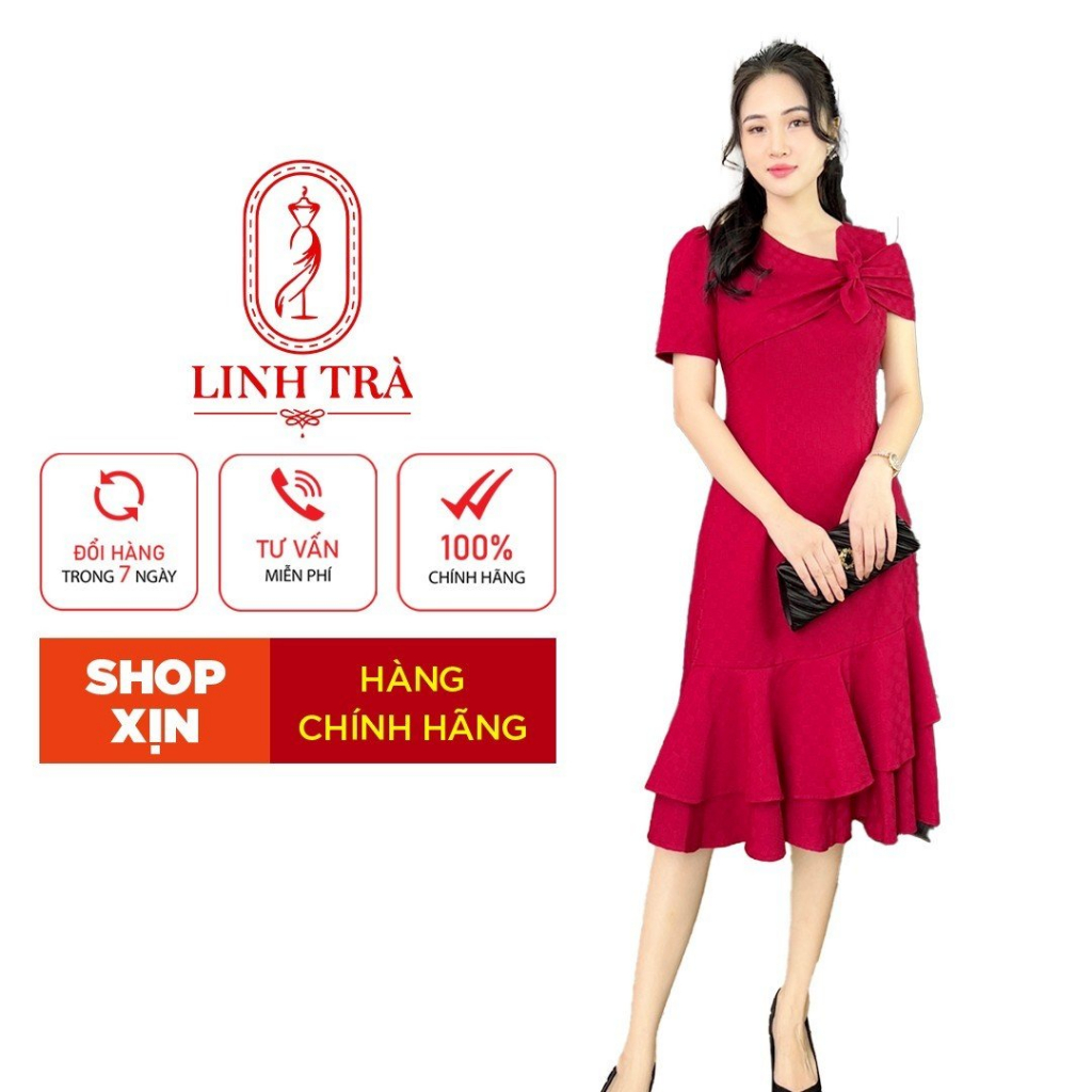 (TM 1678) Cao Cấp Dáng Dài Sang Trọng Quý Phái Cực Xinh Bigsize Cho Mẹ Đi Tiệc
