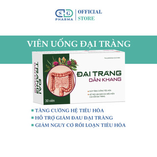 Viên Uống Giúp Tăng Cường Tiêu Hóa Giảm Các Biểu Hiện Của Viêm Đại Tràng - Đại Tràng Dân Khang Hộp 30 viên