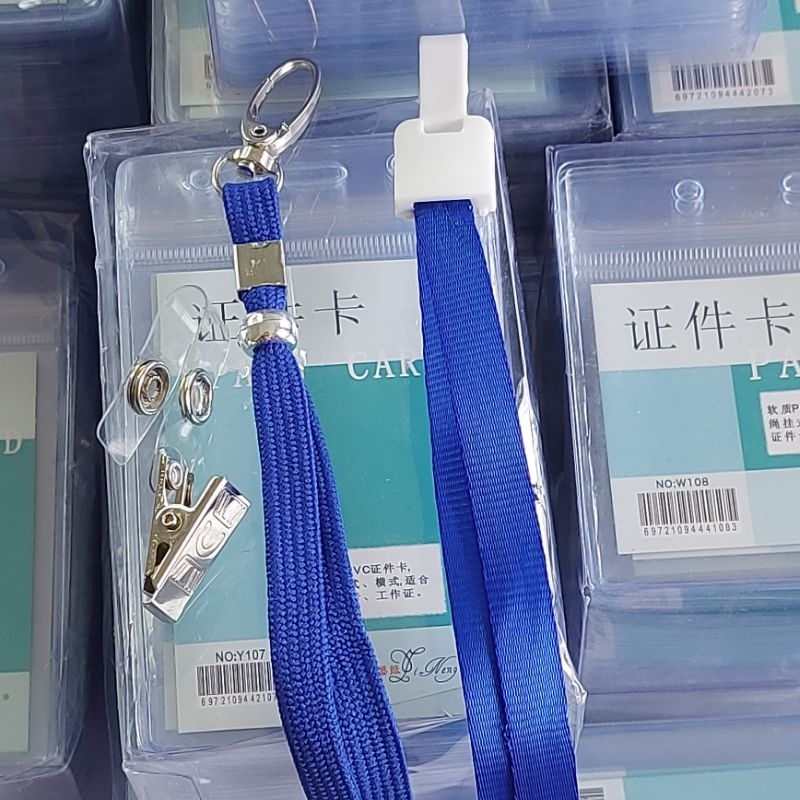 Thẻ đeo nhân viên, bao đựng thẻ 107, 108 ngang và đứng dây đeo thẻ móc xoay 360 tiện lợi siêu bền chắc