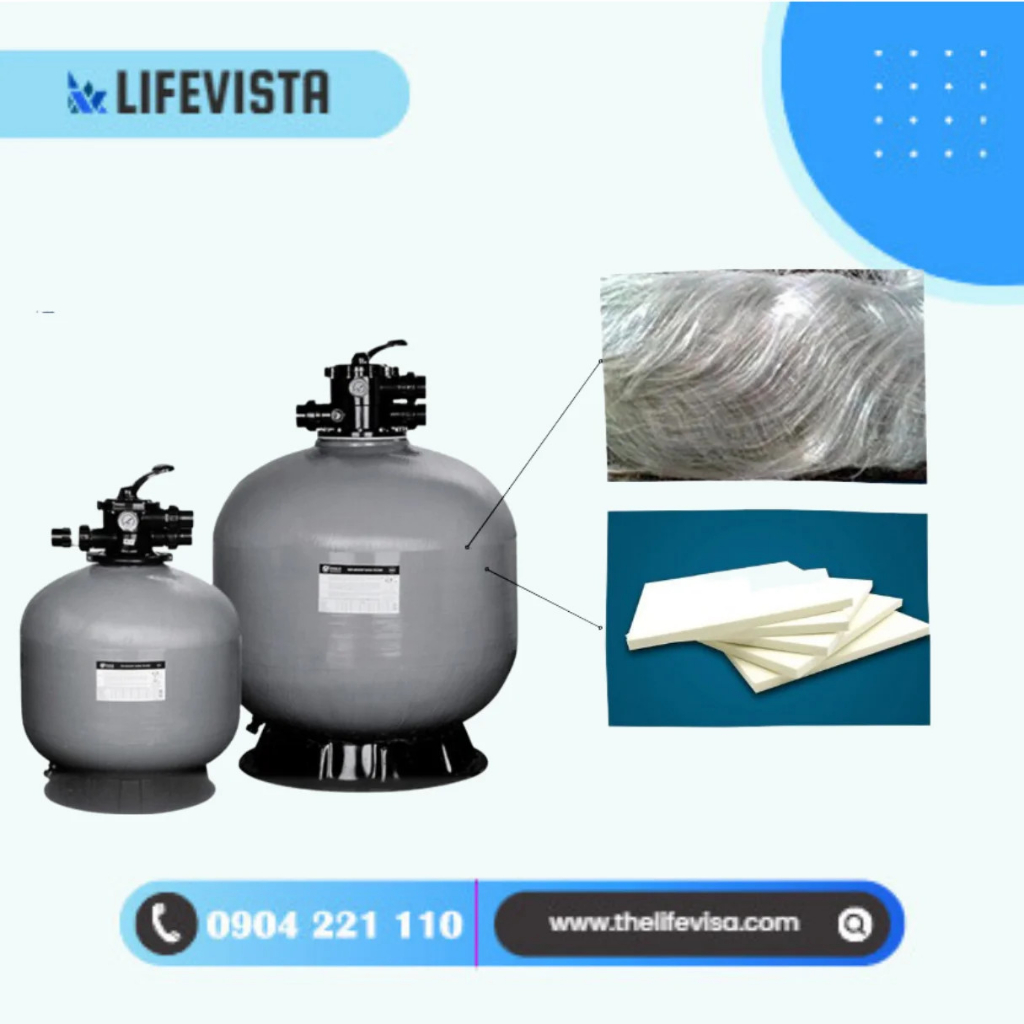 Bình lọc hồ bơi Emaux V700- Công suất 19.5 m3/h , Kèm van đa chiều, bình lọc cát hồ bơi, bình lọc hồ bơi,bình lọc emaux