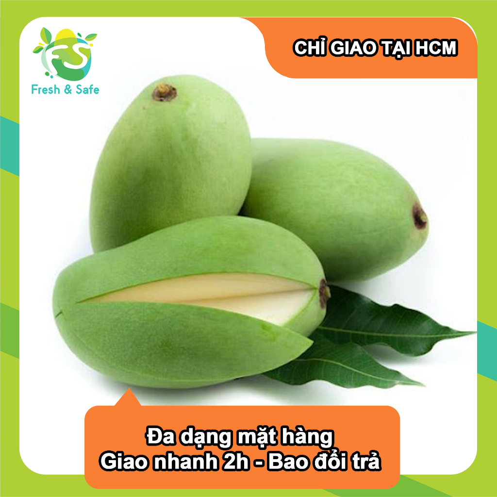 [CHỈ GIAO HCM] Xoài Keo - 1kg - Giao hỏa tốc, đảm bảo tươi, ngon