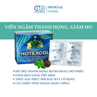 Viên Ngậm Thanh Họng Hotexcol Hộp 4 vỉ x 10 viên