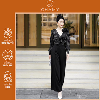 Áo kiểu Misia Shirt phong cách tiểu thư, trẻ trung chất liệu vải voan cao cấp thiết kế CHAMY