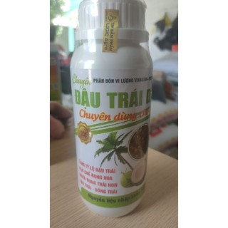 - phân bón tăng đậu trái dừa 500ml