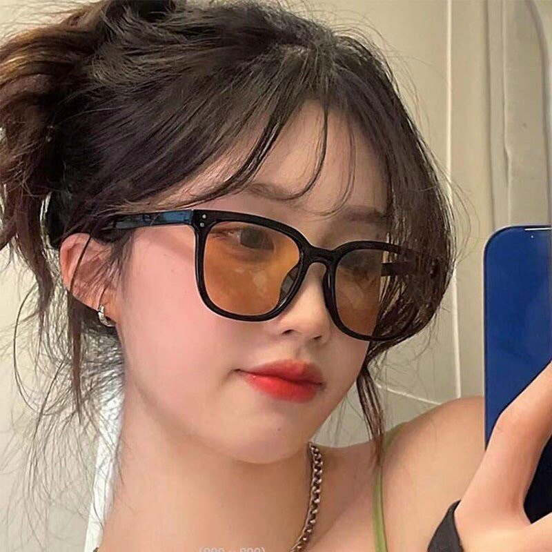 Beautycoco🍊Mắt kính unisex hot trend thời trang  gọng kính mát nam nữ nhiều màu phong cách