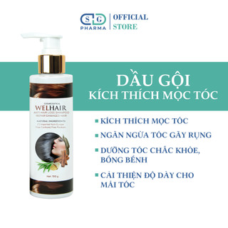 Dầu Gội Giảm Rụng Tóc Kích Thích Mọc Tóc Welhair 150ml