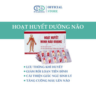 Hoạt Huyết Minh Não Khang Dân Khang Giảm Đau Đầu Chóng Mặt Mệt Mỏi - Hộp 3 Vỉ x 10 Viên
