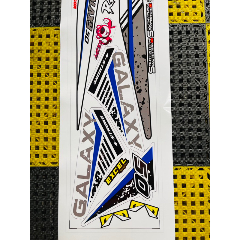 Mẫu tem galaxy tem chế