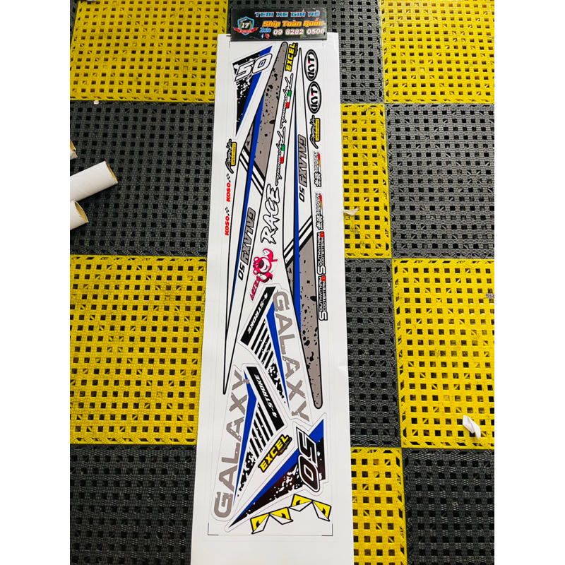 Mẫu tem galaxy tem chế