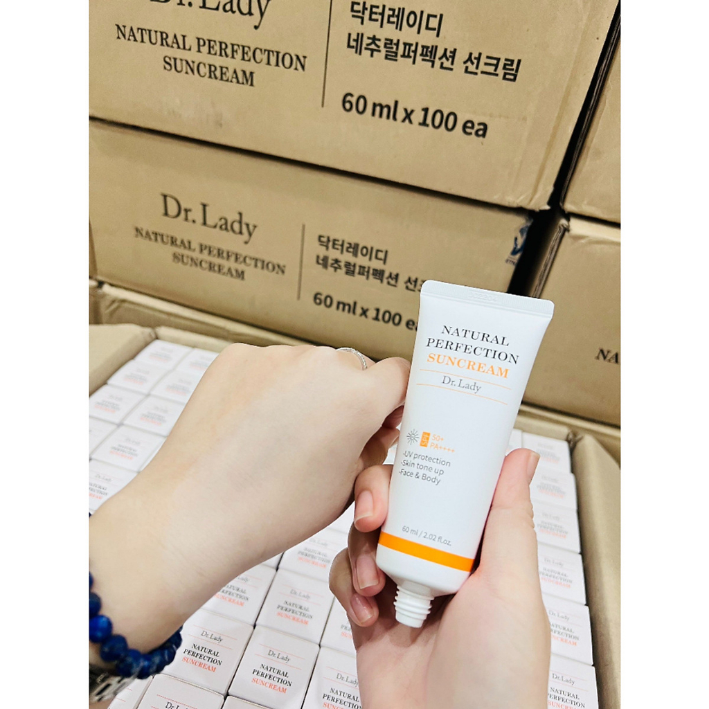 Kem Chống Nắng Vật Lý Nâng Tone Dr. Lady Suncream - 60ml