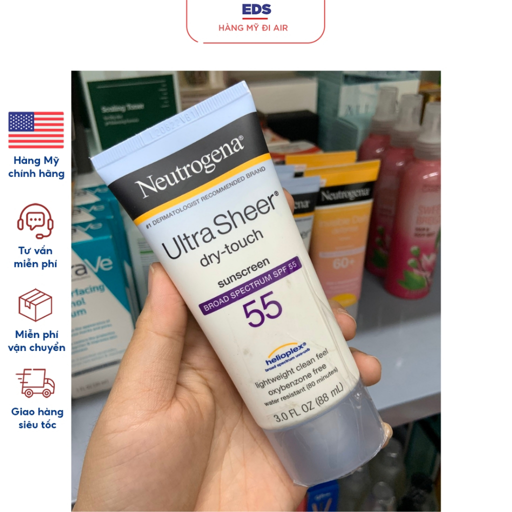 Kem chống nắng Neutrogena tuýp 88ml - EDS Hàng Mỹ