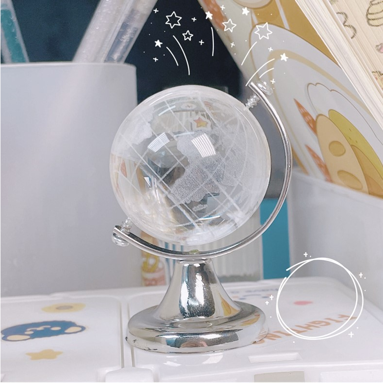 Quả cầu thuỷ tinh mini decor trang trí bàn học CHOOAH QUADIACAU29