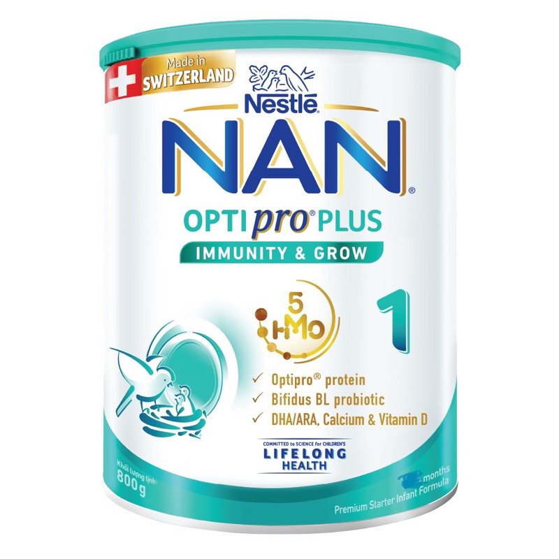 Sữa bột Nan OptiproPlus 1 900g