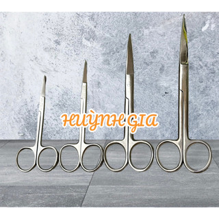 Kéo y tế 10 12 14 16 cm thẳng 2 đầu nhọn Made In Pakistan