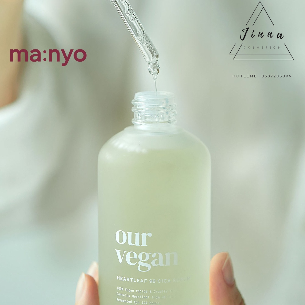 Tinh Chất Manyo Diếp Cá Our Vegan 98 Cica 100ml Cho Mọi Loại Da