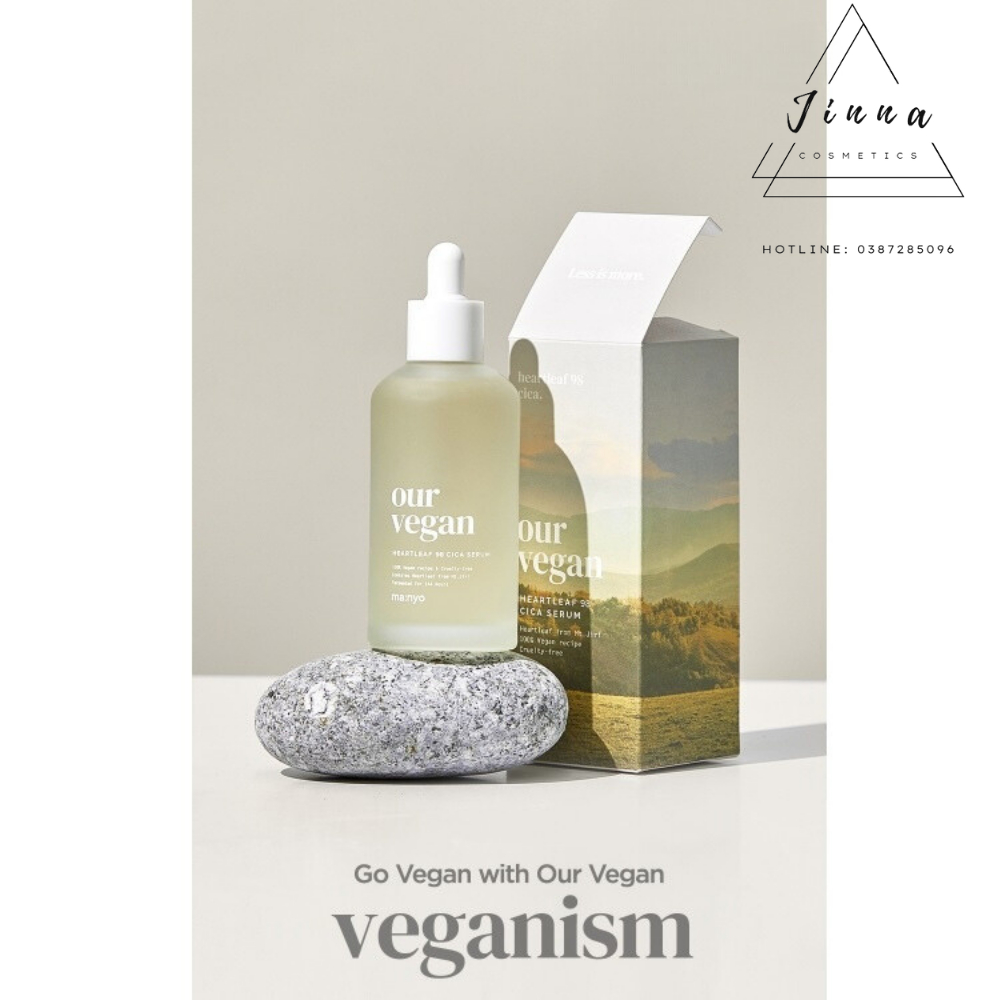 Tinh Chất Manyo Diếp Cá Our Vegan 98 Cica 100ml Cho Mọi Loại Da