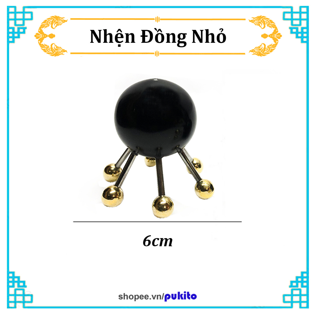 Dụng Cụ Diện Chẩn - Con Nhện Đồng Nhỏ (Massage Mặt, Làm Mịn Da, Giảm Nếp Nhăn, Chống Lão Hóa,...)