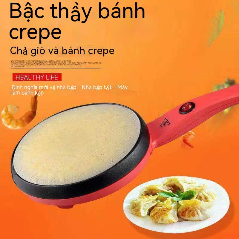 Máy Làm Bánh Kếp Máy Làm Bánh Lò Xo Chảo Nướng Điện Nhỏ Gia Dụng Chảo Bánh Cuốn Chảo Chiên Vỏ Tràm Máy Làm Bánh