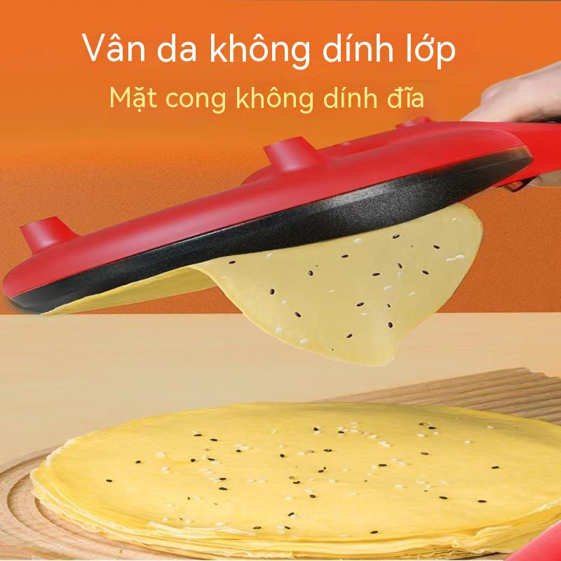 Máy Làm Bánh Kếp Máy Làm Bánh Lò Xo Chảo Nướng Điện Nhỏ Gia Dụng Chảo Bánh Cuốn Chảo Chiên Vỏ Tràm Máy Làm Bánh