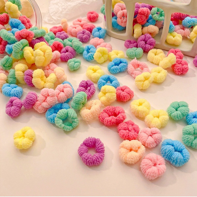 Dây thun cột tóc size nhỏ nhiều màu dễ thương cho bé gái