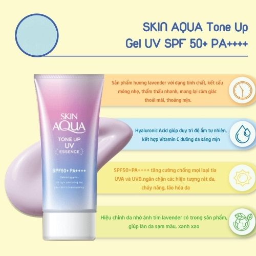 Kem Chống Nắng Skin Aqua Sunplay Skin Aqua Tone Up UV Milk 50g Chính Hãng _ACELA STORE