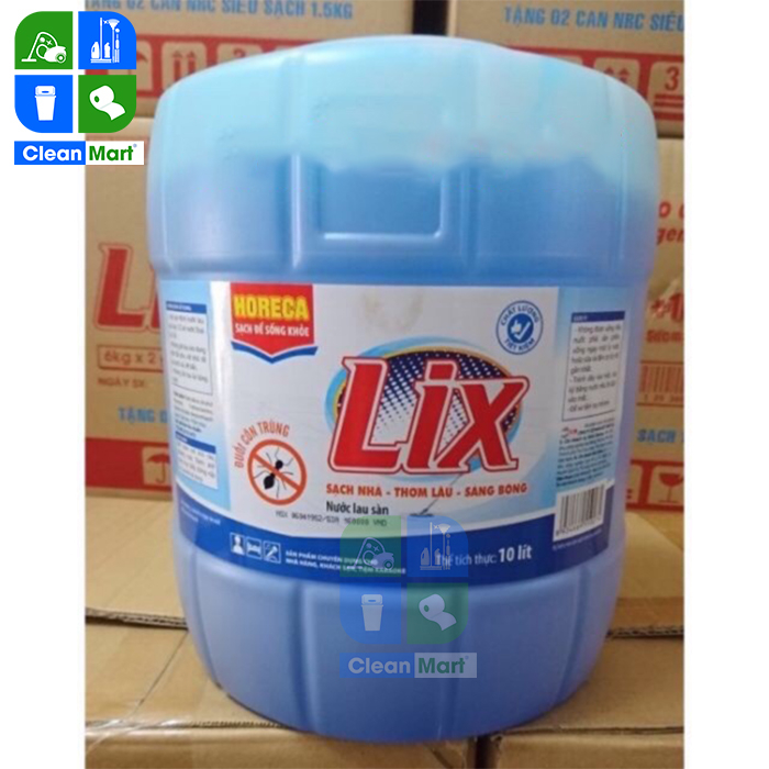 Nước lau sàn Lix đuổi côn trùng 9.5kg