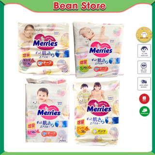 Bỉm Merries cộng miếng Nhật, mềm, thông thoáng, siêu thấm hút đủ size - 𝐁𝐞𝐚𝐧 𝐒𝐭𝐨𝐫𝐞