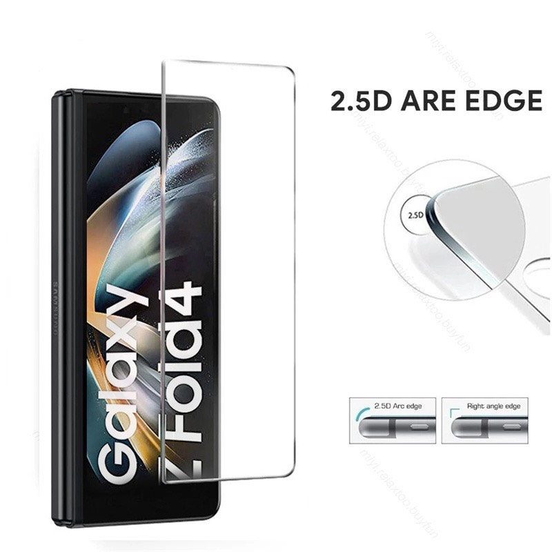 Z FOLD 4 / Z FOLD 5  _ kính cường lực dùng với ốp và bao da SAMSUNG GALAXY Z FOLD 4 không full màn trong suốt