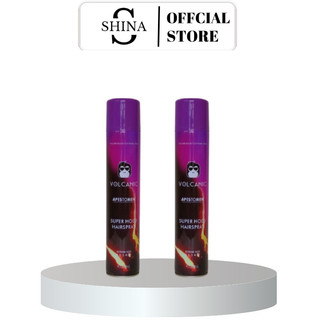 Gôm xịt tóc Vocanic tạo kiểu giữ nếp tóc dành cho nam và nữ 350ml