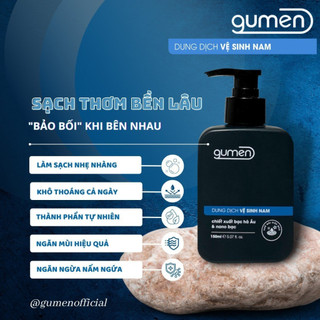 Dung dịch vệ sinh nam Gumen 150ml, dung dịch vệ sinh nam làm sạch an toàn và dịu nhẹ suốt 24h