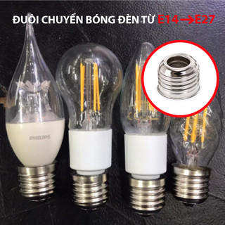 Đuôi chuyển bóng đèn (E27 sang E14) (E14 sang E27)