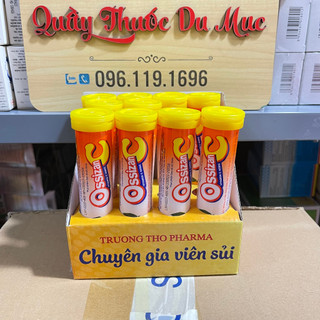 Viên sủi bổ sung vitamin c ossizan c, túyp 20 viên sủi