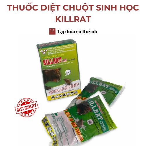 THUỐC DIỆT CHUỘT KILLRAT ( HIỆU QUẢ TỐI ƯU)