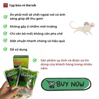 THUỐC DIỆT CHUỘT KILLRAT ( HIỆU QUẢ TỐI ƯU)
